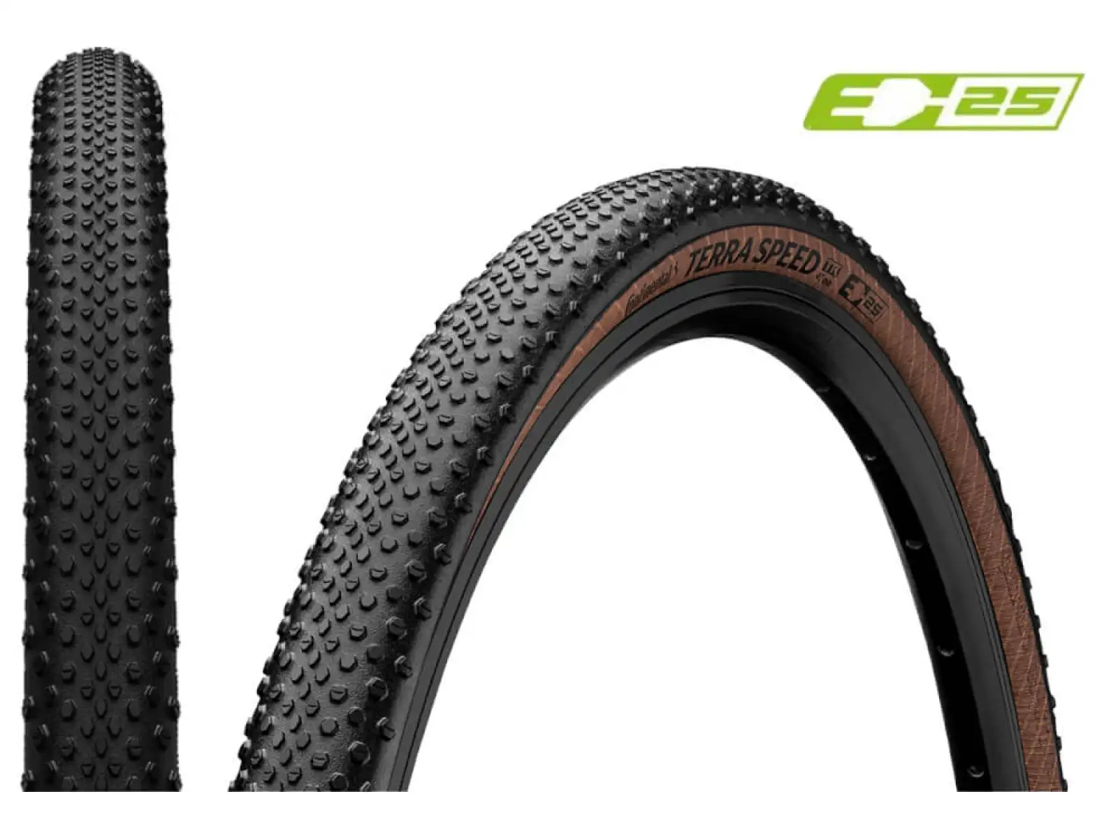 Continental Terra Speed ProTection TLR 40-622 gravel plášť kevlar black/transparent