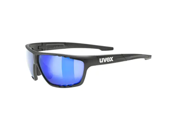 Uvex Sportstyle 706 brýle Black Mat/Mirror Blue