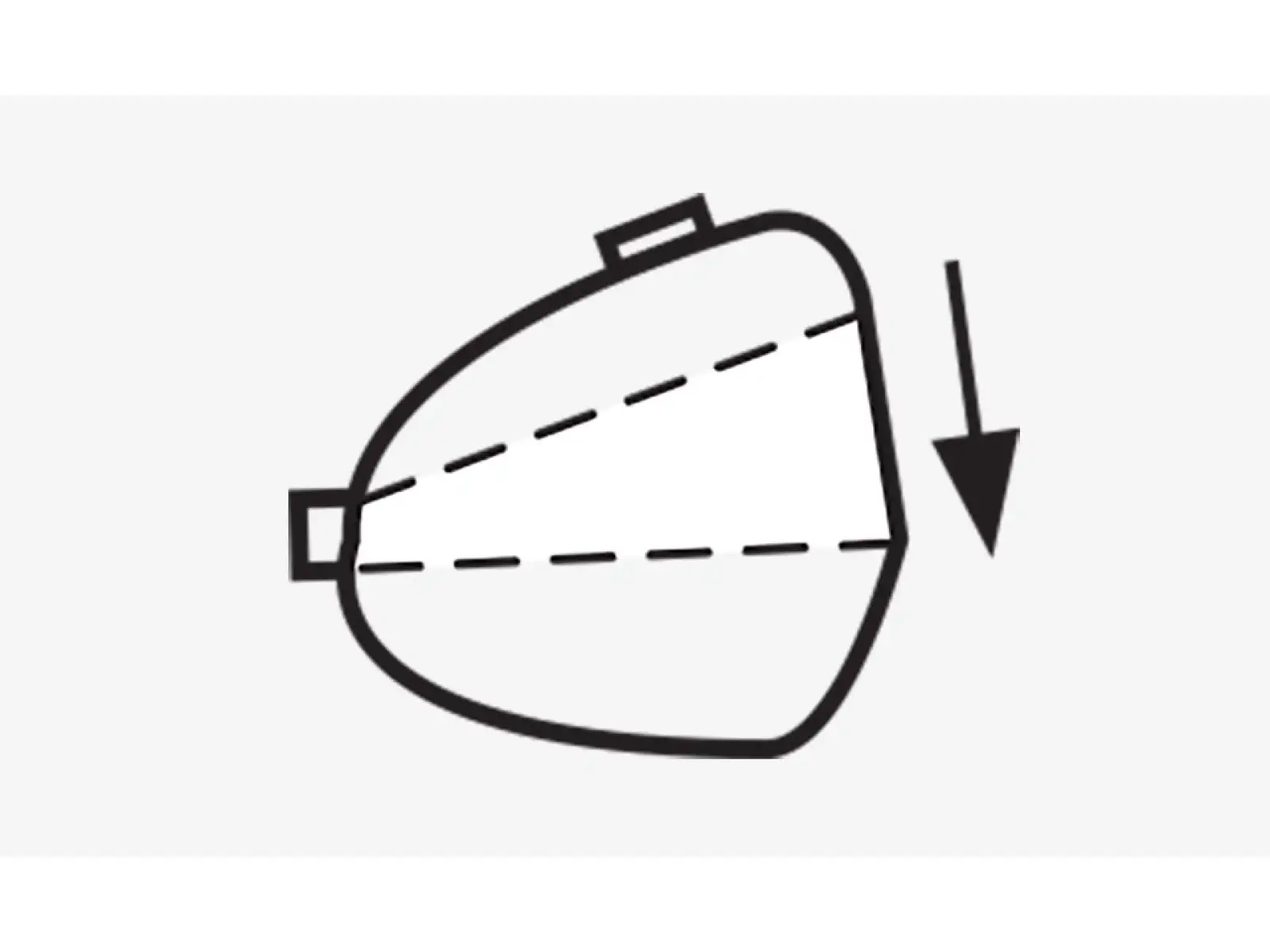 Topeak Wedge Pack II brašna pod sedlo 0,95/1,25 l černá, vel. M