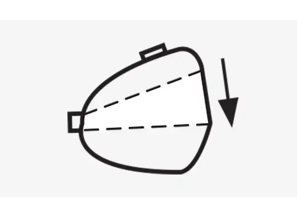 Topeak Wedge Pack II brašna pod sedlo 0,95/1,25 l černá, vel. M