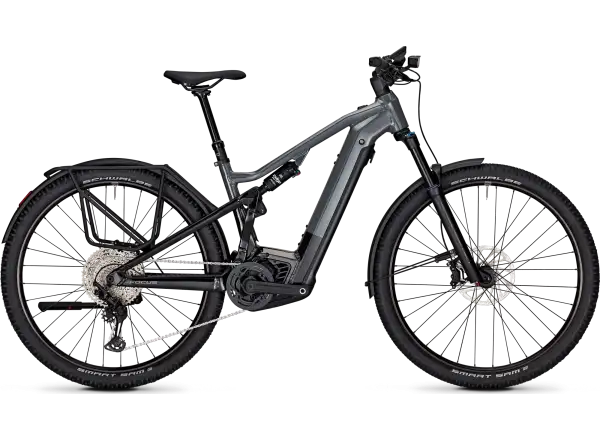 Focus Thron2 6.8 EQP DI 625Wh celoodpružené elektrokolo Slategrey/Magicblack