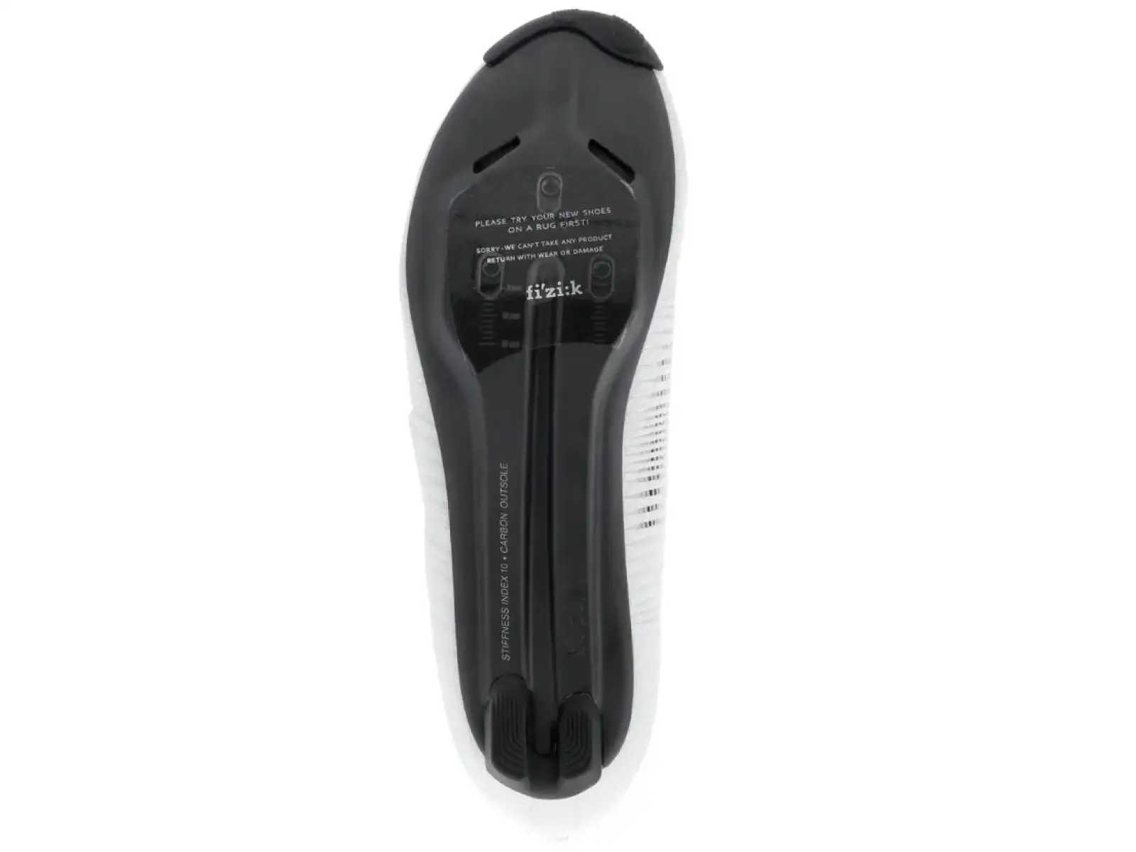 Fizik Vento Powerstrap Aerowave silniční pánské tretry White/White