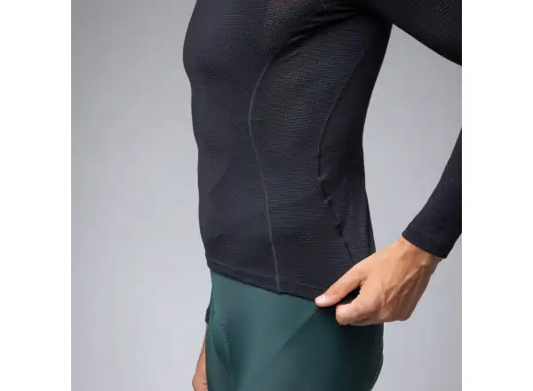 Alé Intimo Merino pánské spodní triko dlouhý rukáv Black