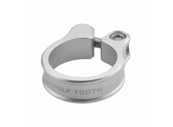 Wolf Tooth sedlová objímka 34,9mm stříbrná