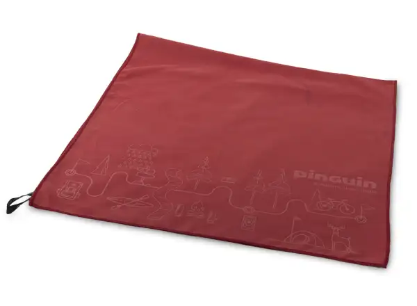 Pinguin ručník S mapa červená