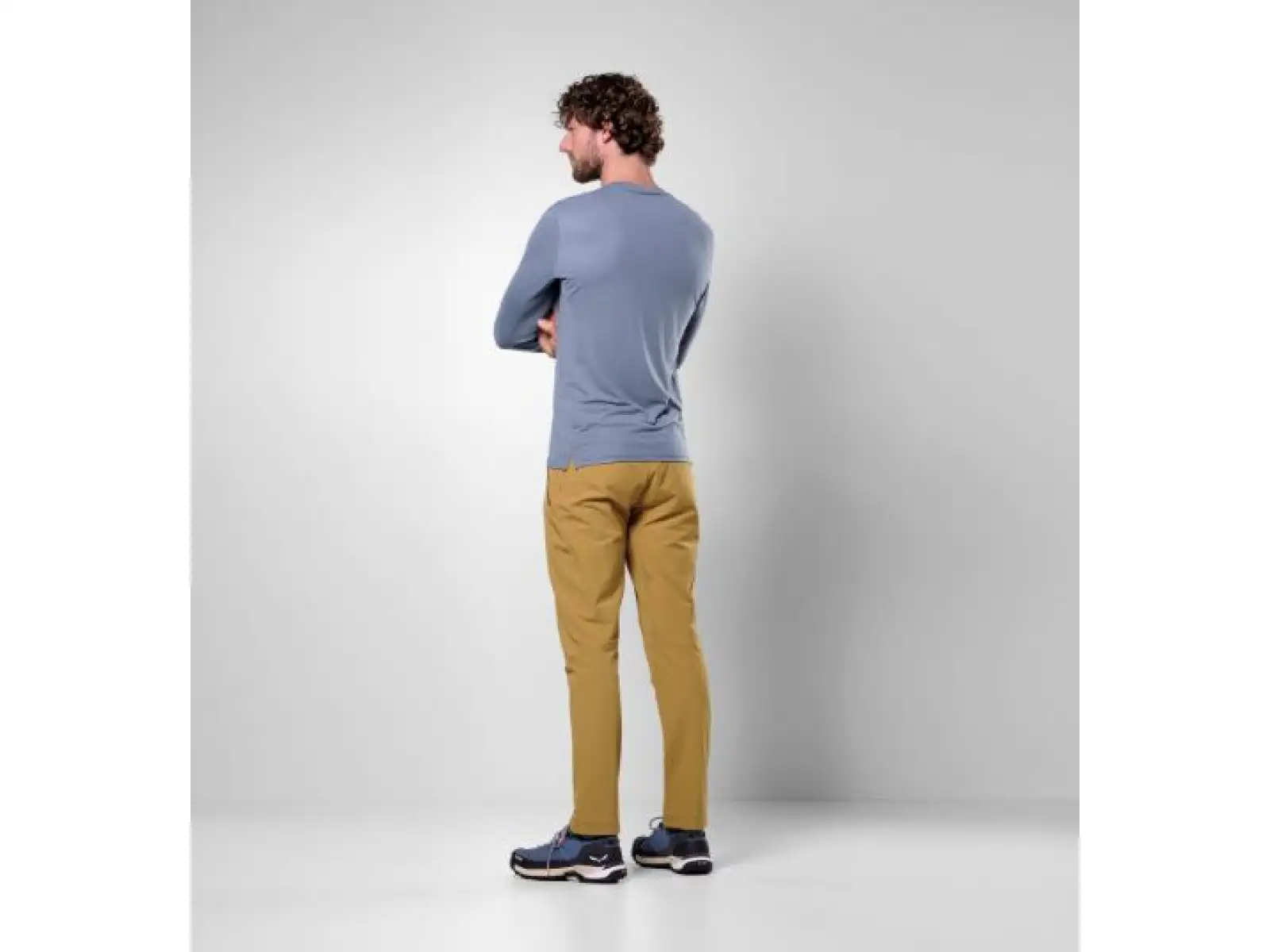 Salewa Puez Dry pánské triko dlouhý rukáv Java Blue