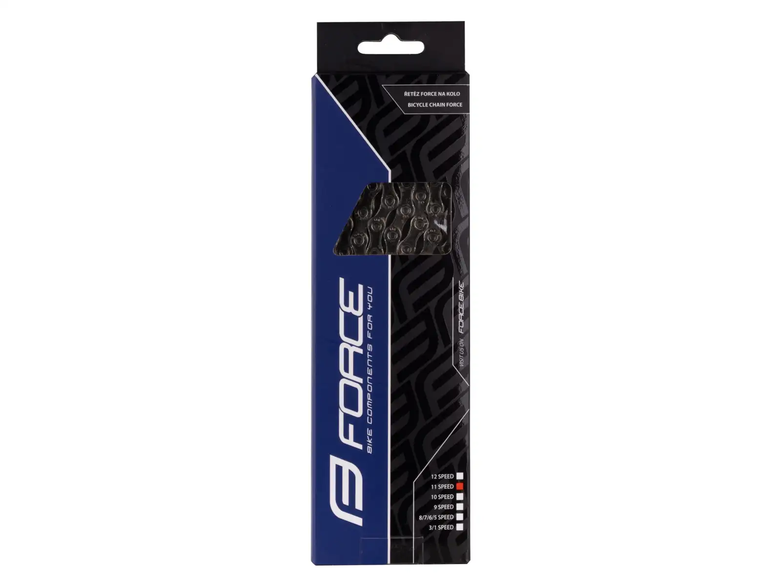 Force P11 E-bike 11 sp. řetěz 138 čl. celostříbrný