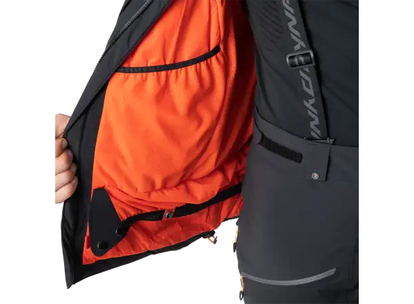 Dynafit Free Infinium Hybrid pánské kalhoty s laclem Black out