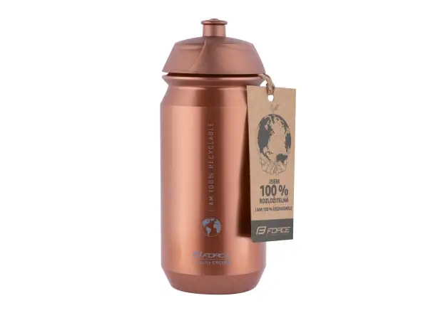 Force Bio Earth cyklistická láhev 500 ml bronzová/šedá