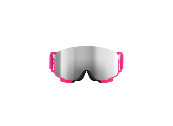 POC POCito Nexal dětské lyžařské brýle Fluorescent Pink/Partly Sunny Silver