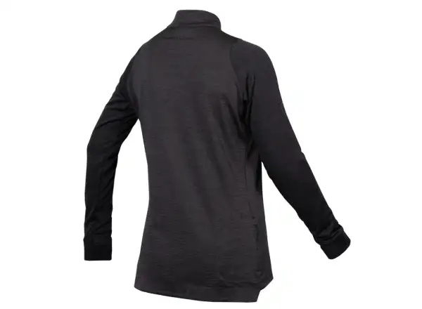 Endura Singletrack Fleece dámský dres dlouhý rukáv černá