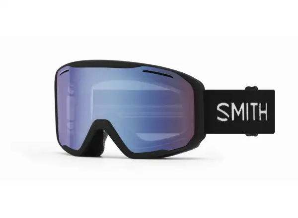Smith Blazer lyžařské brýle Black / Blue Sensor Mirror