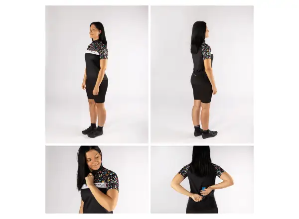 Force Rock Lady dámský dres krátký rukáv černá