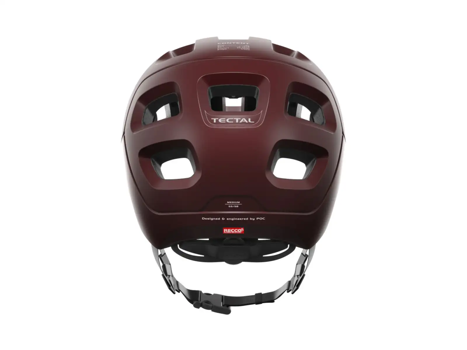 POC Tectal cyklistická přilba Garnet Red Matt