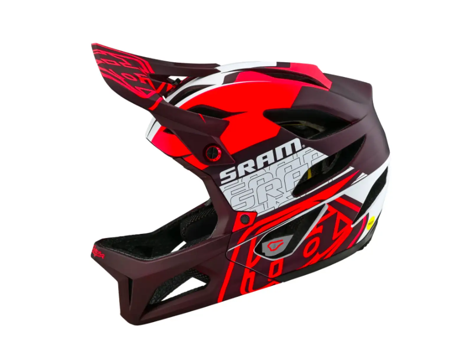 Troy Lee Designs Stage Mips SRAM přilba Vector Red