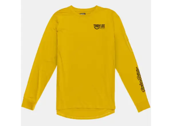 Troy Lee Designs Ruckus Ride Tee pánský dres dlouhý rukáv Eyez Safron