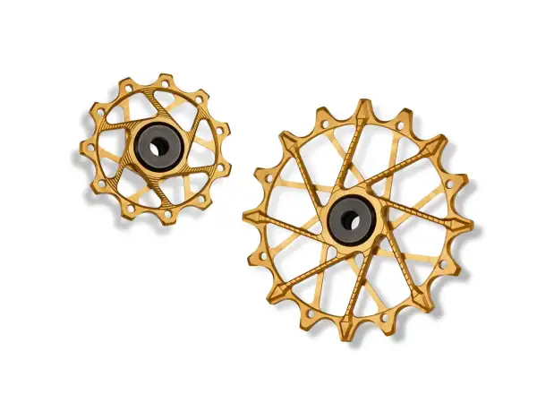 Garbaruk kladky přehazovačky pro Shimano 11 spd. 11 +16T Gold