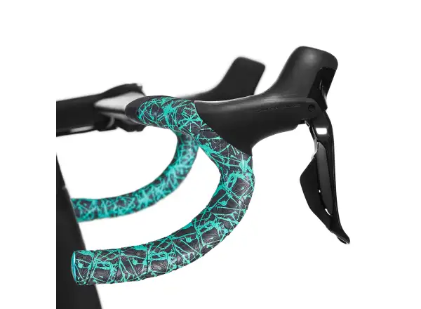 Supacaz Super Sticky Kush Splat omotávka Celeste/Celeste plugs