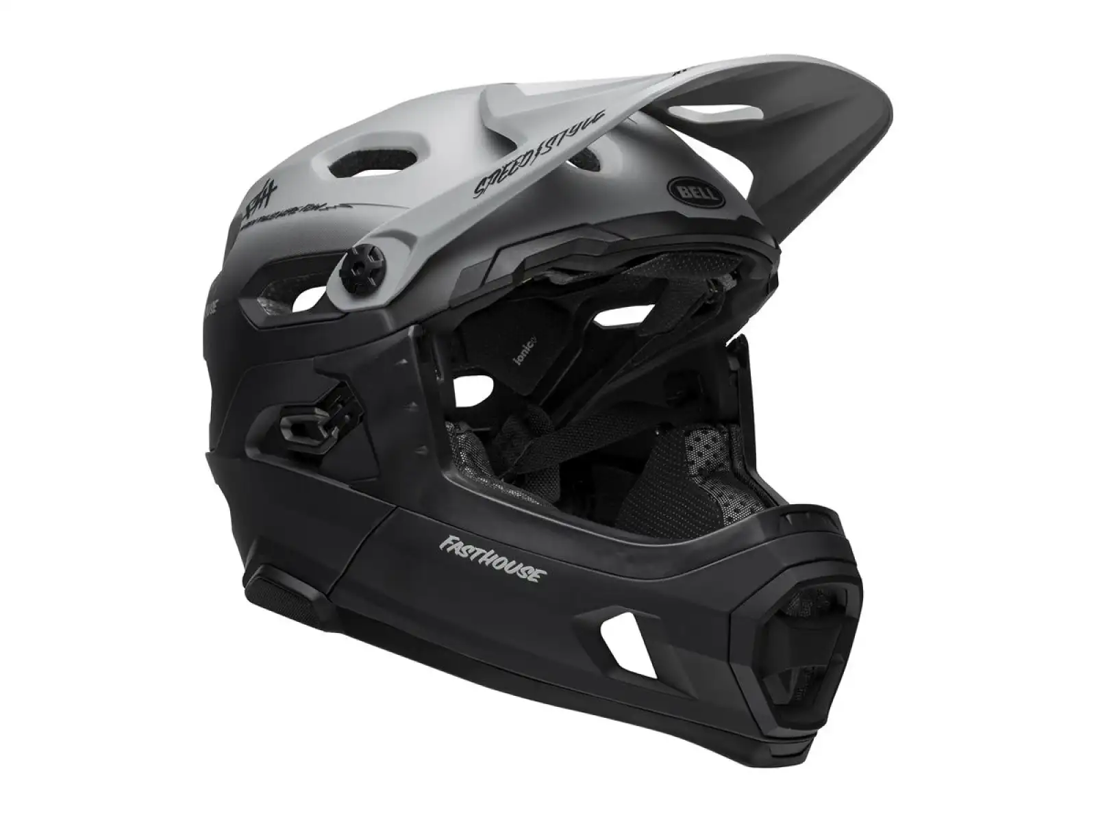 Bell Super DH Spherical přilba Mat Gray/Black Fasthouse