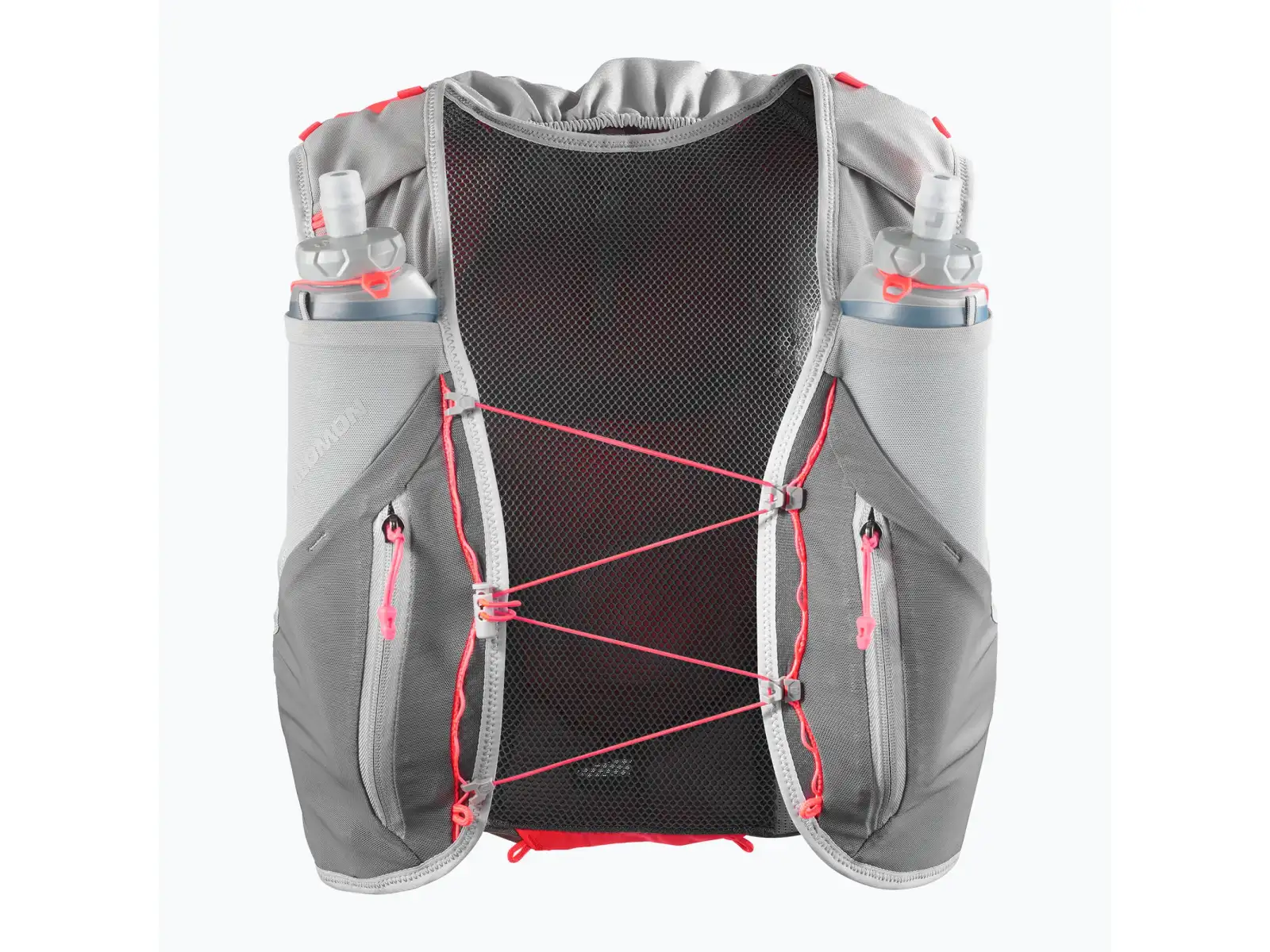 Salomon ADV Skin 12 Set běžecká vesta Castelrock/Alloy/Neon Flame