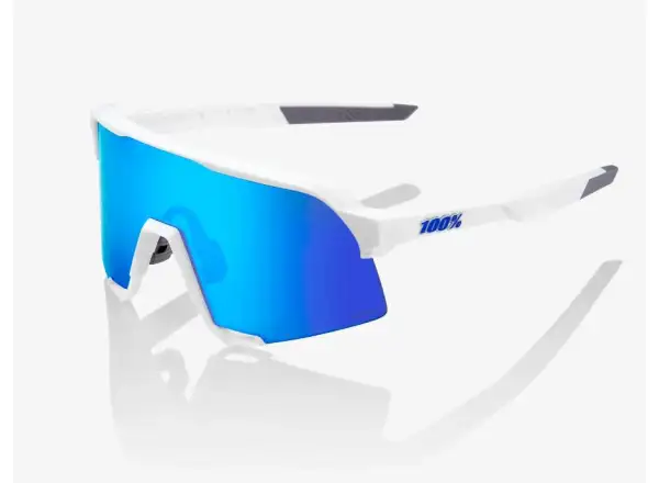 100% S3 brýle Matte White/HiPER Blue Multilayer Mirror