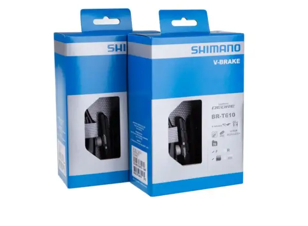 Shimano Deore BR-T610 brzda přední a zadní černá