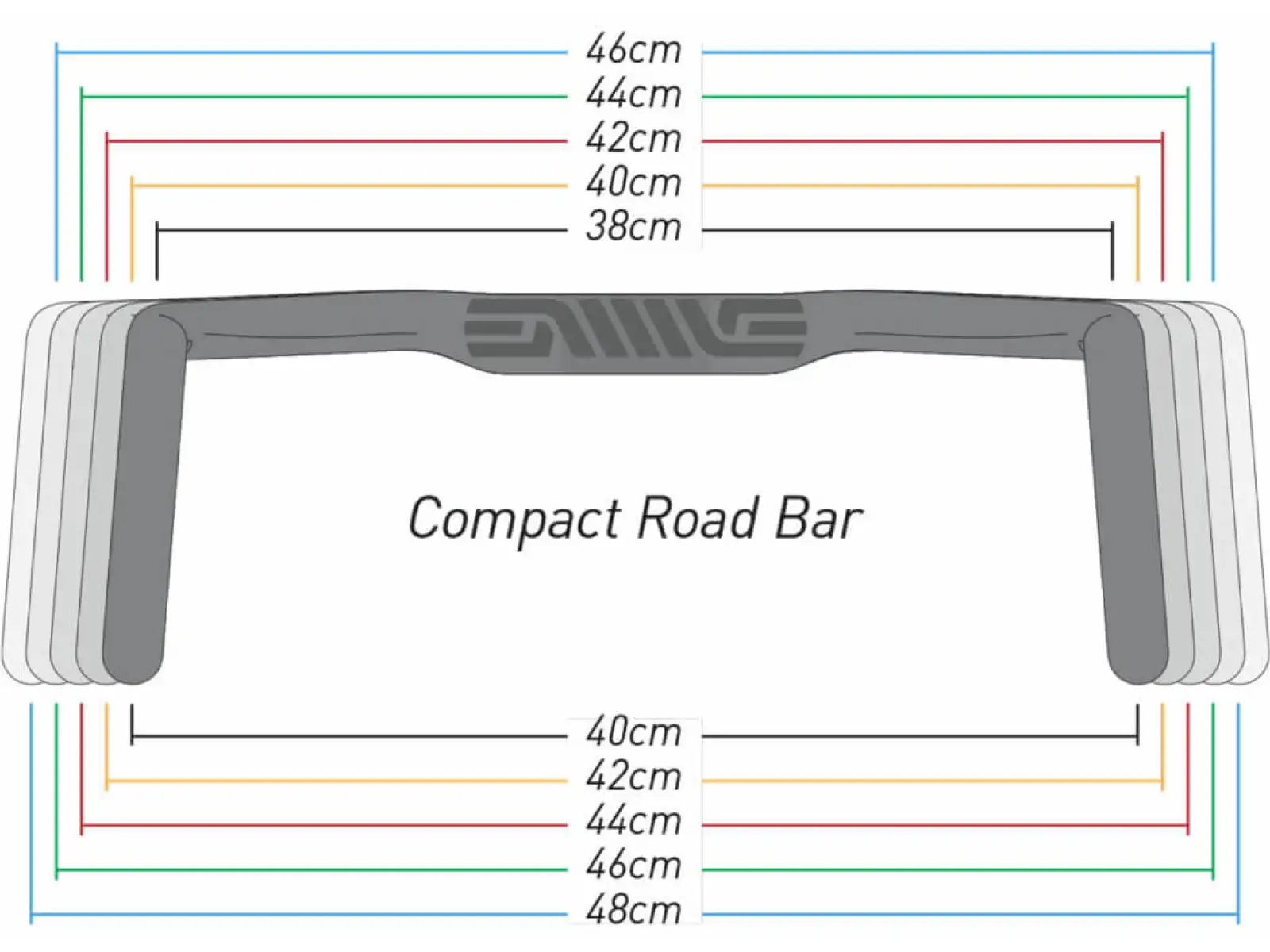 Enve Road Compact Drop silniční řídítka černá