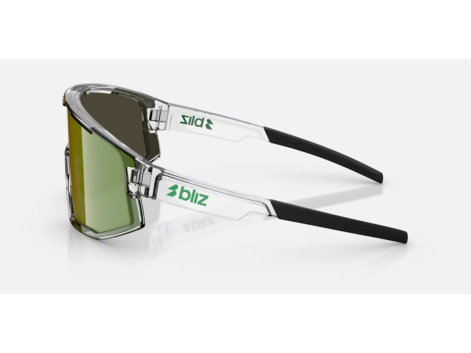 Bliz Fusion sluneční brýle Transparent White/Brown Green Multi