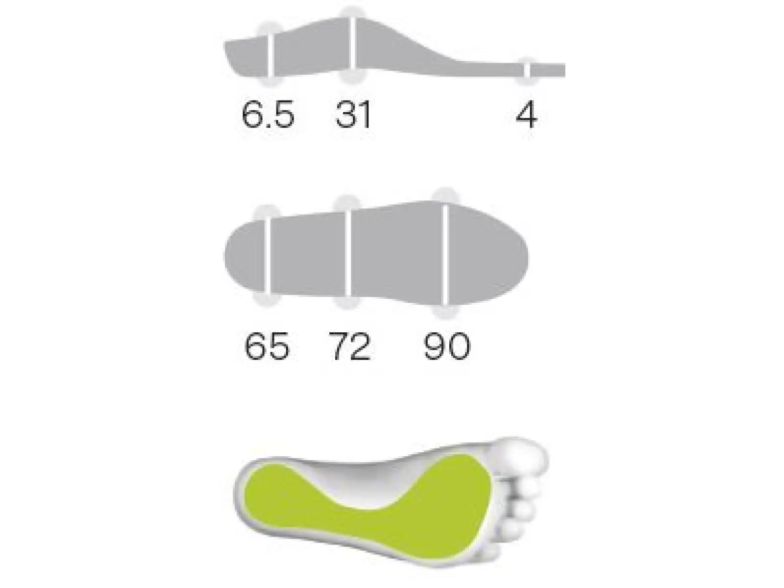 Sidas 3Feet Eco Winter Mid vložky do bot
