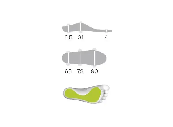 Sidas 3Feet Eco Winter Mid vložky do bot