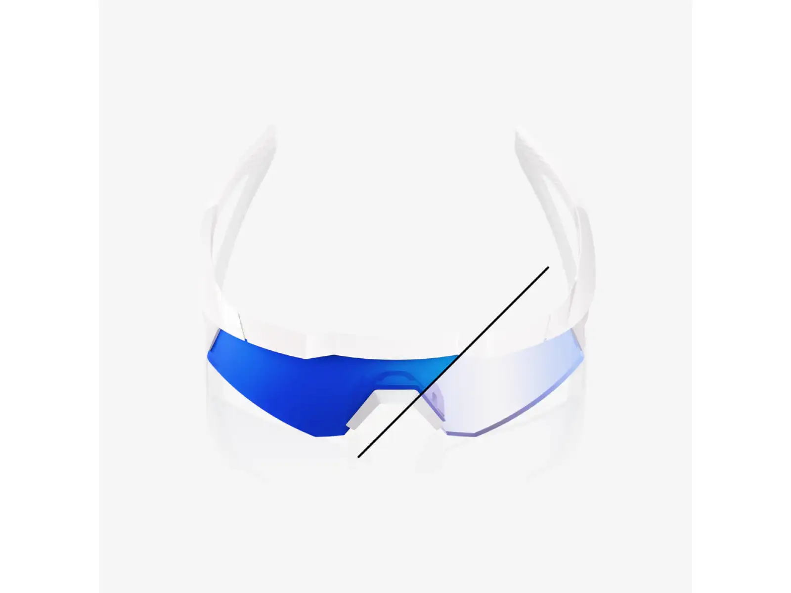 100% Speedcraft brýle XS LE Bastille Blue Mirror Photochromic