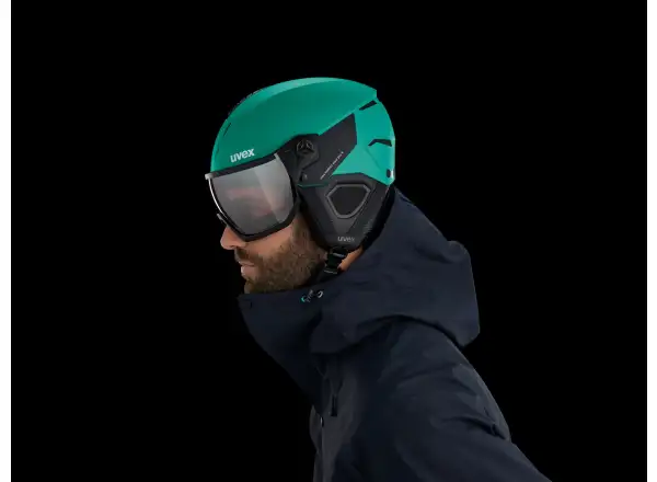 Uvex Instinct Visor Pro V lyžařská helma black matt