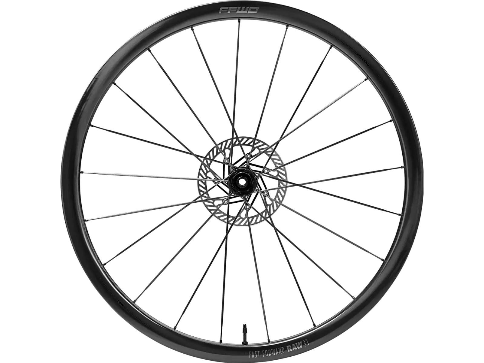 FFWD RAW CS 33 silniční vypletená kola Glossy Black