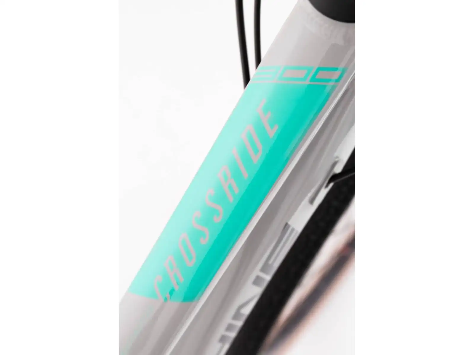 Rock Machine CrossRide 300 Lady gloss light grey/dark grey dámske trekingové kolo