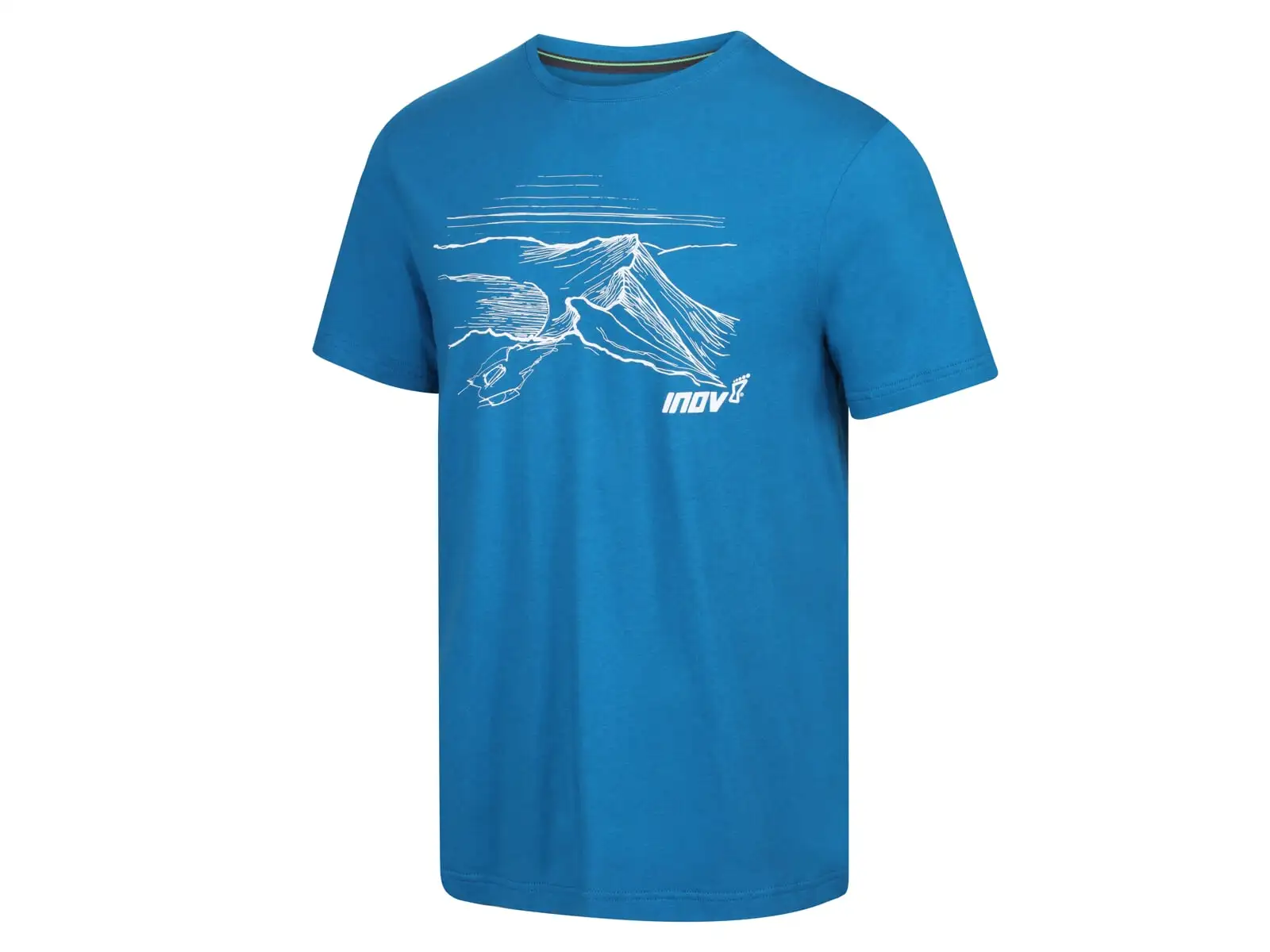 Inov-8 Graphic Tee Helvellyn pánské tričko krátký rukáv Blue