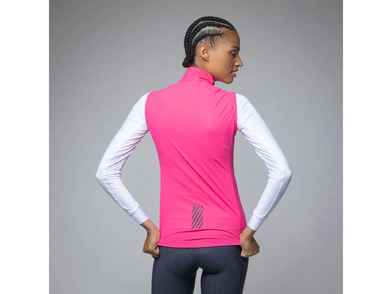 Alé Klimatik Guscio Racing 2.0 dámská cyklistická vesta Fuchsia