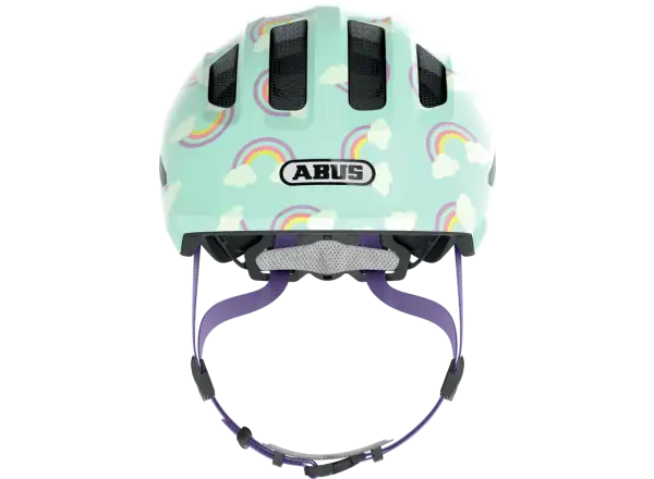 Abus Smiley 3.0 LED dětská přilba Blue Rainbow