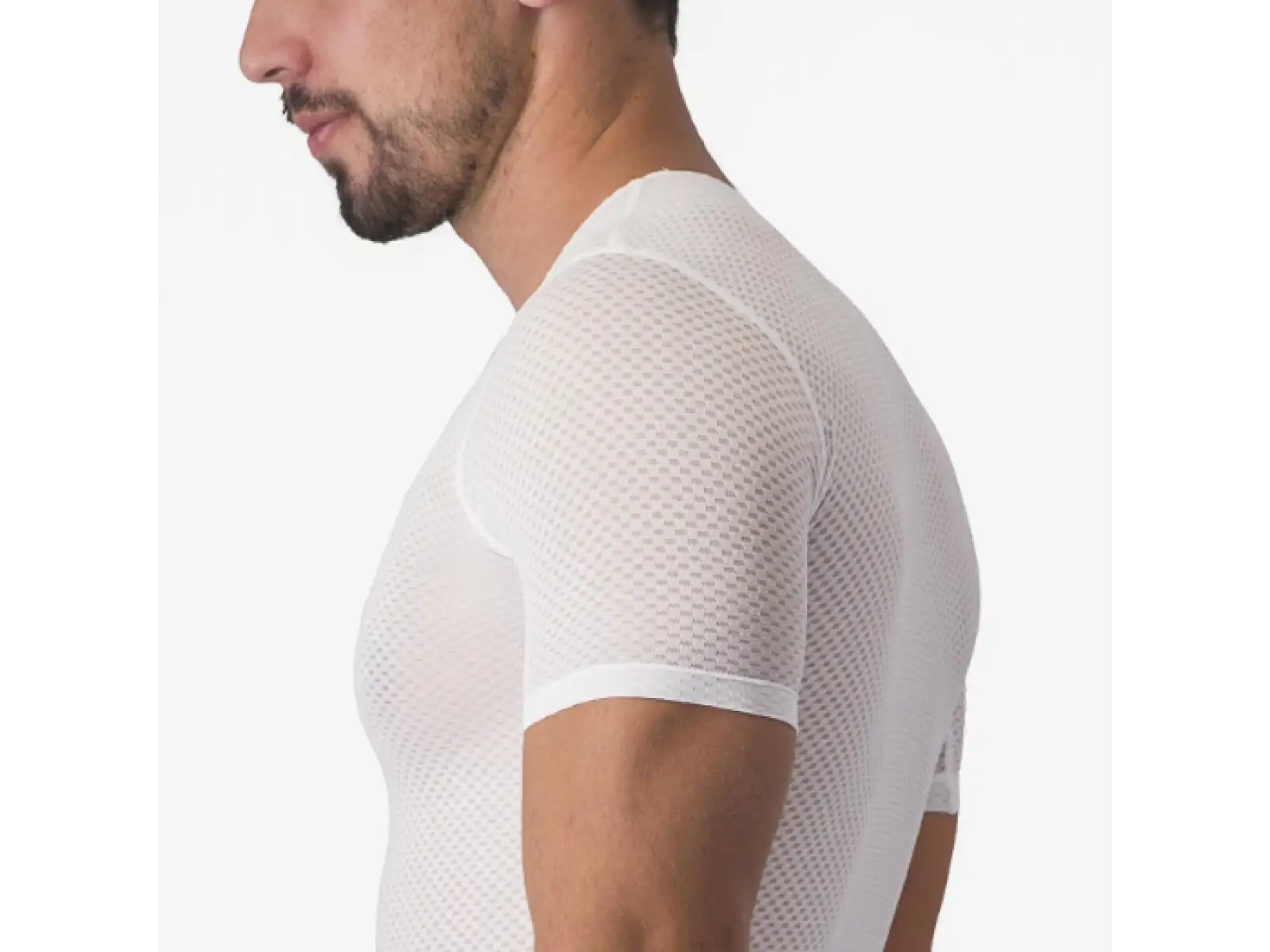 Castelli Pro Mesh 2.0 funkční triko krátký rukáv White