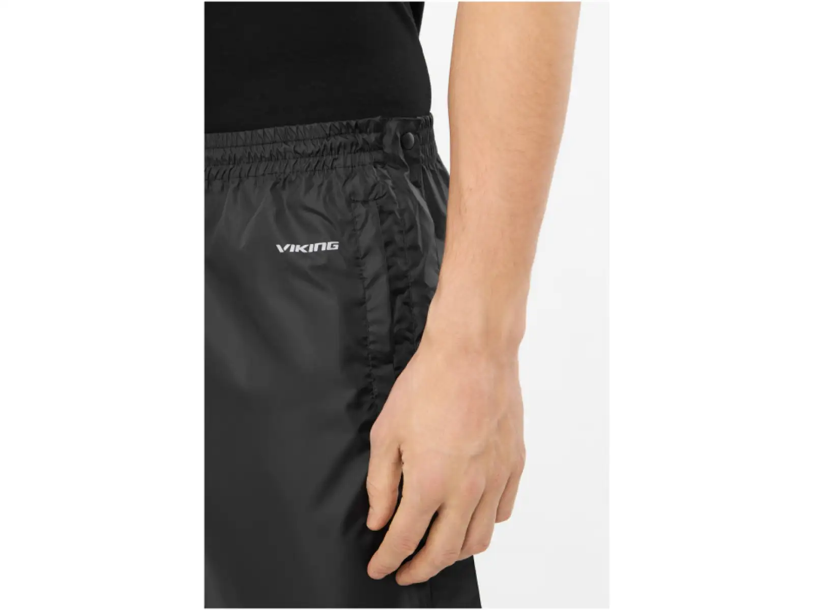 Viking Active Line Rainier pánské celorozepínací kalhoty Black