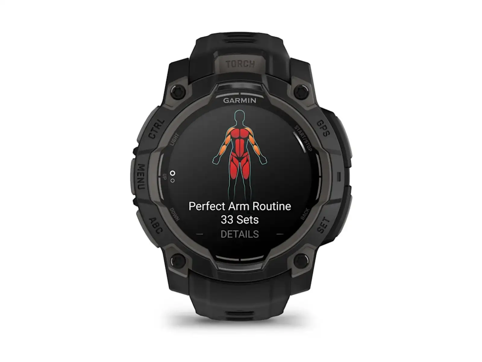 Garmin Instinct 3 Amoled 45 mm chytré hodinky Black/Black pásek