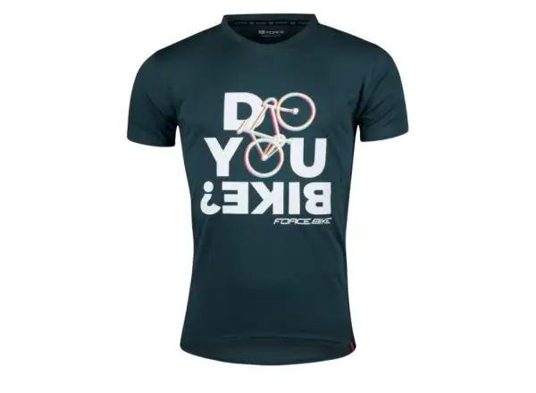 Force Bike pánské triko krátký rukáv modrá