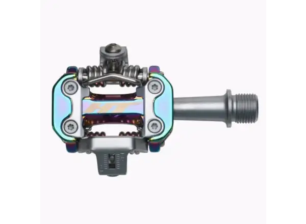 HT HTI-M2 MTB nášlapné pedály oil slick
