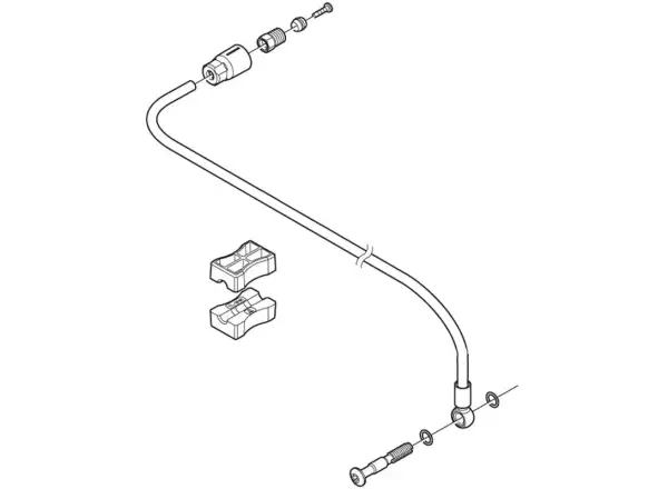 Shimano SM-BH90-SBM brzdová hadička 1000 mm přední