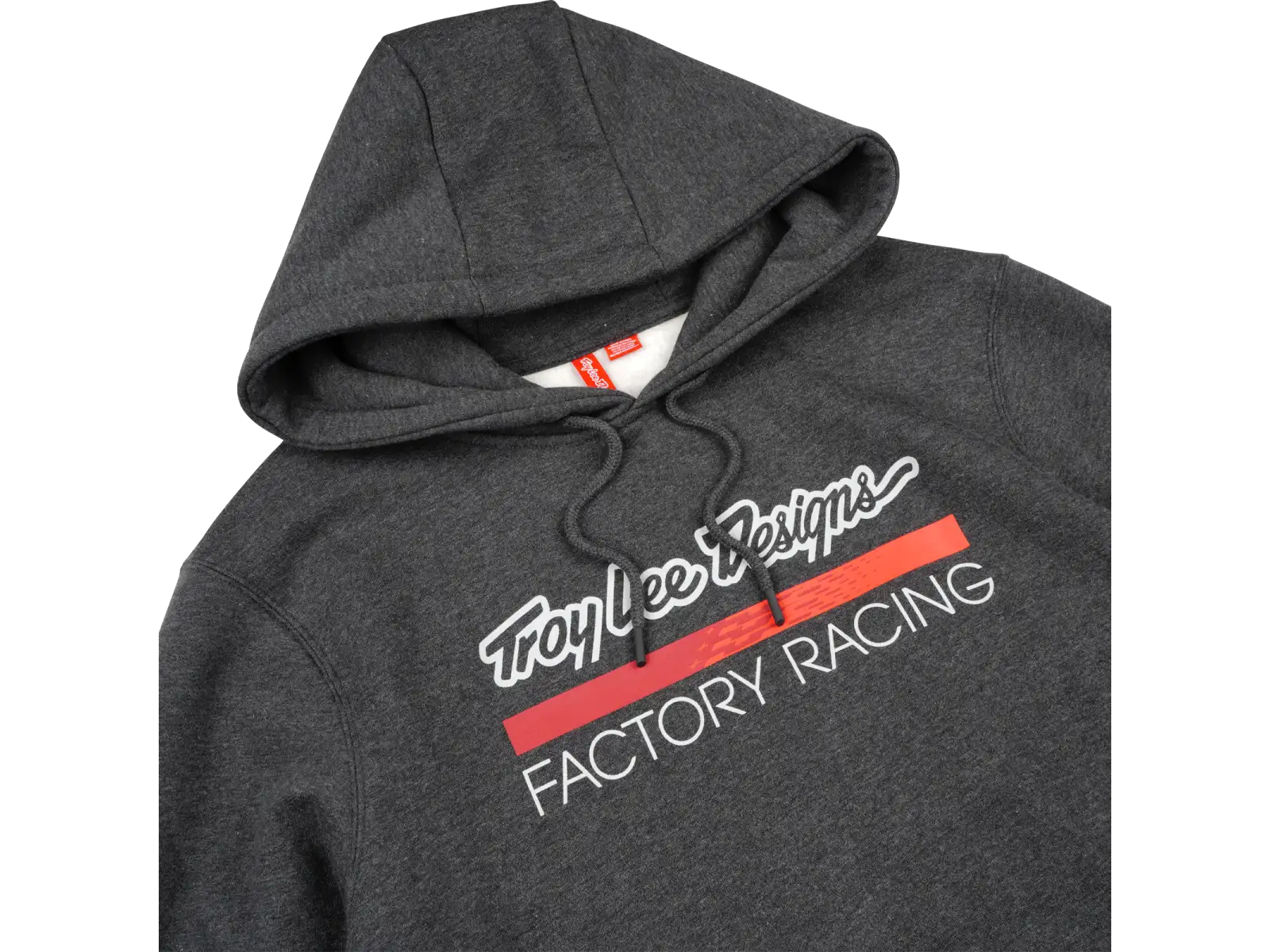 Troy Lee Designs Factory Racing pánská mikina Black heather/Red