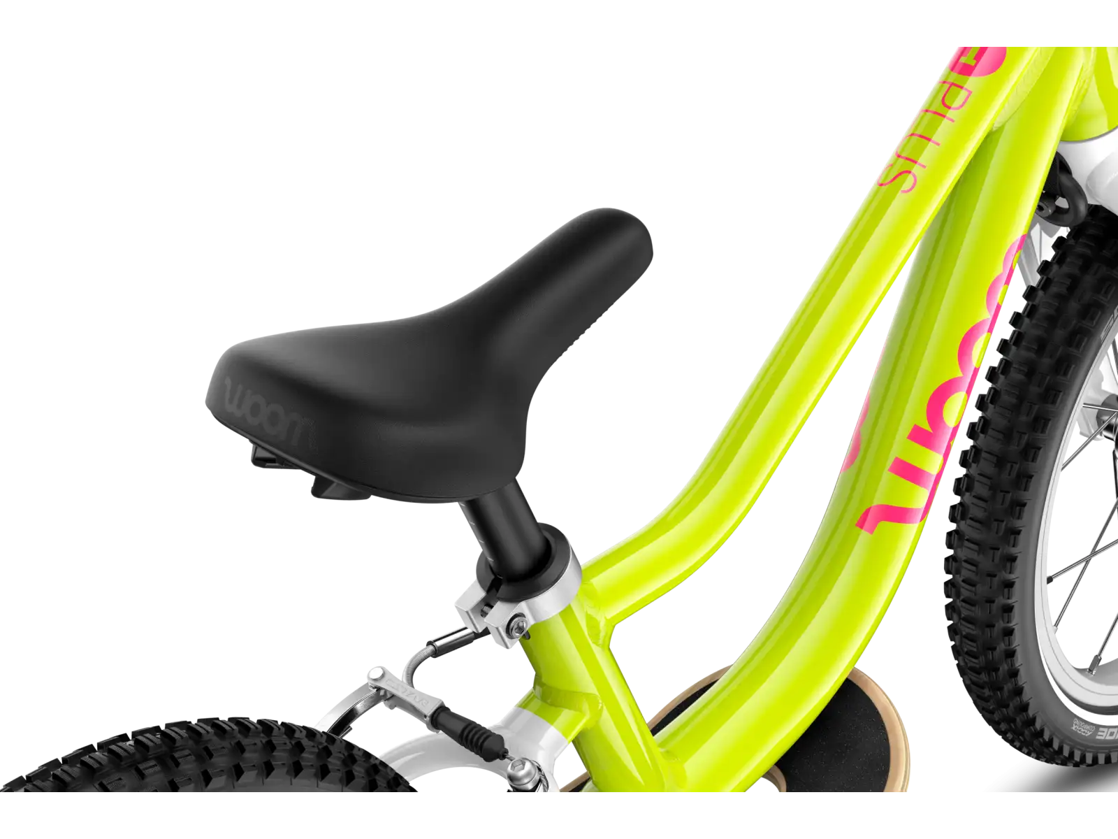 Woom GO 1 PLUS dětské odrážedlo neon lime
