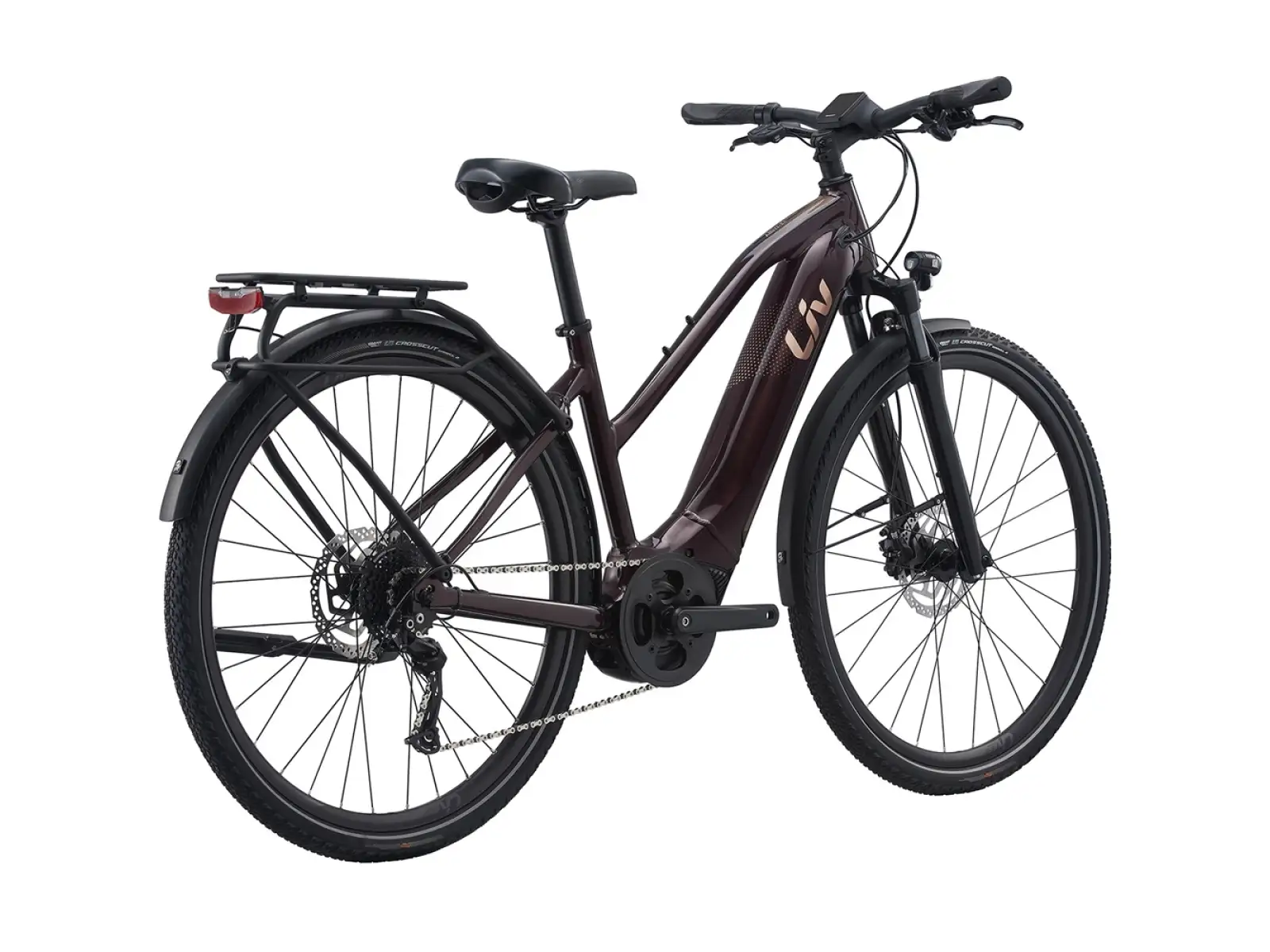 Liv Amiti E+2 trekingové elektrokolo rosewood