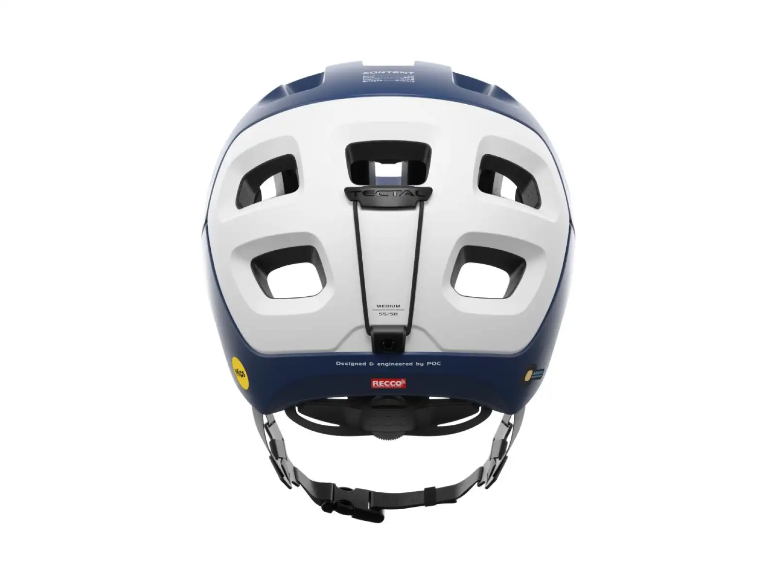 POC Tectal Race MIPS přilba Lead Blue/Hydrogen White Matt