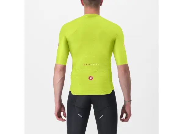 Castelli Aero Race 6.0 pánský dres krátký rukáv Electric Lime