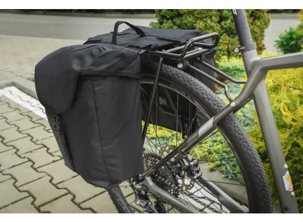 Force Haul dvojbrašna na zadní nosič 2x8 l černá