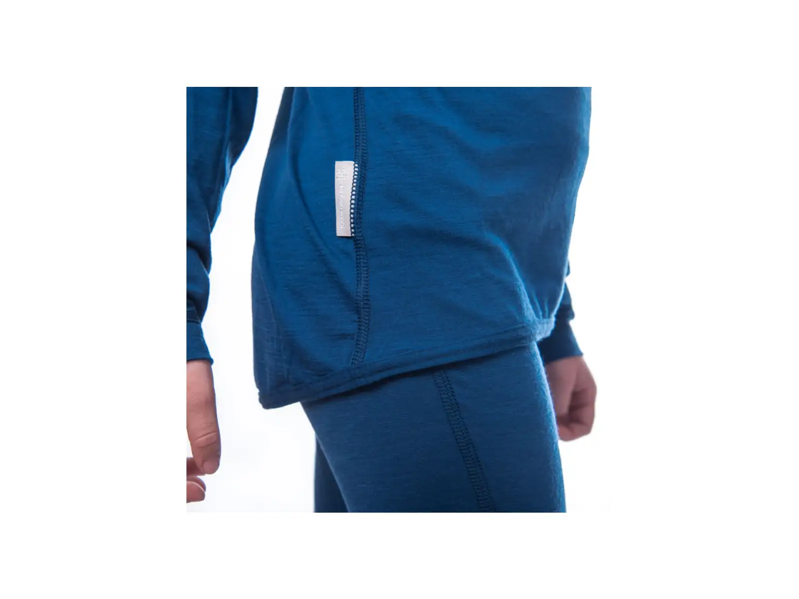 Sensor Merino Air dětský set triko dlouhý rukáv + spodní kalhoty tmavě modrá